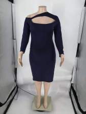 SC Plus Size Fashion Slit Dress CQF-33222