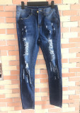 SC Fashion High Waist Holes Pencil Jeans GXJF-Amy33-207sj28