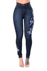 SC Embroidered Low Rise Pencil Jeans GXJF-Amy35-311ss14