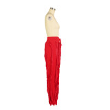 SC Solid Color Tassel Slim Pant AIL-225