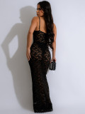 SC Sexy See Through Lace Sling Party Dress AIL-266