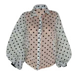 SC Polka Dot Print Long Sleeve Shirt YMT-6046