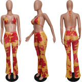 SC Sexy Printed Swimsuit Mesh 3 Piece Set(With Panties) BGN-163