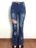 SC Washed Sexy Flared Jeans LA-3280