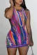 SC Sleeveless Print Mini Dress GBGF-23005