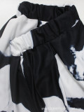 SC Plus Size Casual Print Big Swing Half-body Skirt XHSY-19962