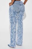 SC Fashion Raw-edge Tassel Jeans MEM-88548