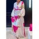 SC Floral Print Layered Patchwork Maxi Dress QYXZ-9168