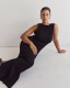 SC Knits Sleeveless Solid Color Maxi Dress GFQS-1231