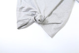 SC Letter Print Short Sleeve T Shirts XEF-41654