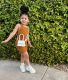 SC Kids Girl's Sleeveless Vest Two Piece Shorts Set GYAY-M8055 