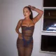 SC Sexy See-through Mesh Midi Dress FL-YY24048