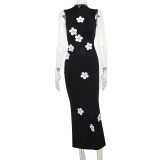 SC Fashion Sleeveless Solid Color Maxi Dress FL-YY24077