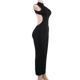 SC Sexy Backless Bow Maxi Dress FL-YY24070