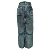 SC Fashion Denim Loose Wide Leg Jeans WAF-77642