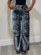 SC Fashion Denim Loose Wide Leg Jeans WAF-77642
