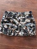 SC Casual Camoulflage Print Mini Skirts MEM-88556