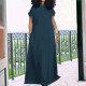 SC Plus Size Denim Sleeveless Backless Maxi Dress GDAM-218392