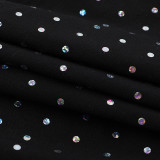 SC Long Sleeve Tie Up Mini Dress FL-YY24071