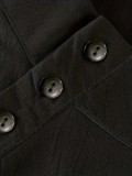 SC Casual Solid Color Half Sleeve Midi Dress MUKF-2011