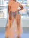 SC Sexy See Through Mesh Patchwork T Shirt SFY-446