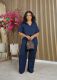 SC Short Sleeve Lapel Shirt And Pants 2 Piece Set AIL-269