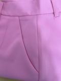 SC High Waist Solid Color Straight Pant QODY-6012