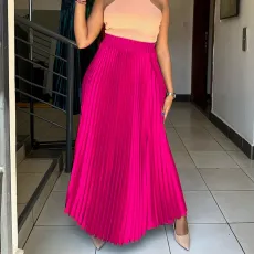 SC Fashion Big Swing Pleated Half-body Skirt GCZF-8532