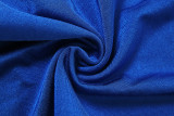 SC Casual Print Short Sleeve Tight 2 Piece Pants Set XEF-40638