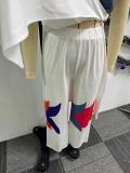 SC Print Long Sleeve Long Tops And Pants 2 Piece Set NY-10770