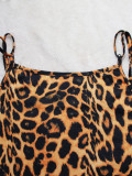SC Leopard Print Sling Loose Dress SFY-404