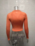 SC Pleated Lapel Single Breasted Long Sleeve Shirt GYSM-W0292