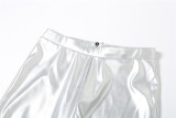 SC Fashion Sexy Halter Zip Vest Pants Two Piece Set XEF-K24S44680