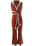 SC Fashion V-neck Sleeveless Slim Jumpsuit SFY-2769