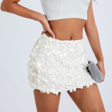 SC Fashion Sexy Sequins Short Skirt GNYX-23025