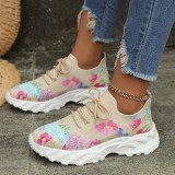 SC Flower Pattern Sport Casual Shoes GYUX-555