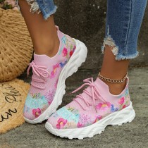 SC Flower Pattern Sport Casual Shoes GYUX-555