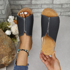 SC Slope Heel Slippers Thick Bottom Sandals GYUX-21231