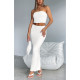 SC Bubble Wrinkle Wrap Split Skirt Two Piece Set ASL-6710