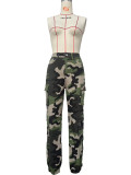 SC Camouflage Print Casual Pants OD-8663