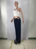SC Hip Hop Sport Back Tie Two Wear Loose Casual Pants BLX-63008