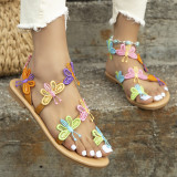 SC Flat Open Toe Colorful Breathable Sandals GYUX-222