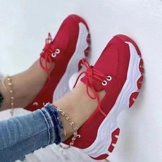 SC Casual Thick Bottom Lace-up Single Shoes GYUX-152