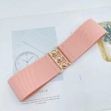 SC Pair Buckle Waistband Dress Slim Belt GHQB-00369