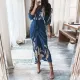 SC Fashion Print Tie Up Shirt Dress OD-8690