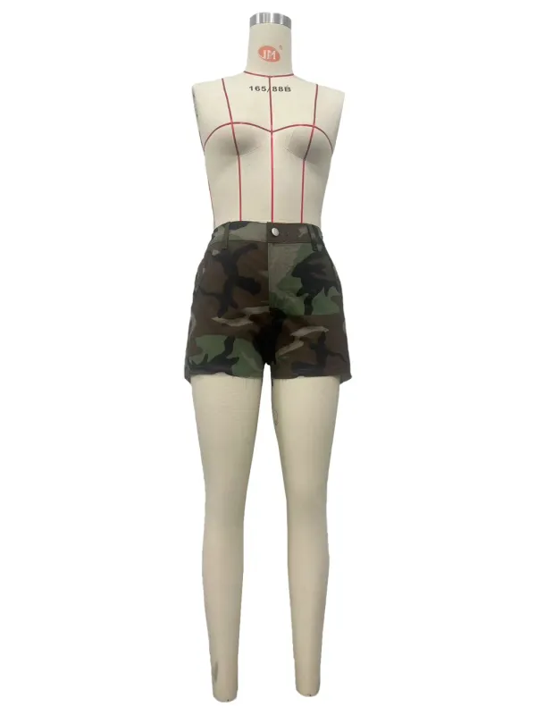 SC Camouflage Print Fashion Shorts OD-8669