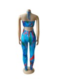 SC Sexy Abstract Print Backless Jumpsuit WUM-24519