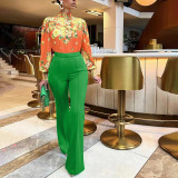 SC Casual Loose Solid Wide Leg Pants GHYX-027