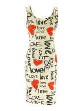 SC Printed Sleeveless Slim Dress SFY-199