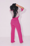 SC Patchwork Contrast Color Two Piece Pants Set SFY-2773